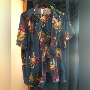 NWT joyspun leopard soft pajamas  2X
